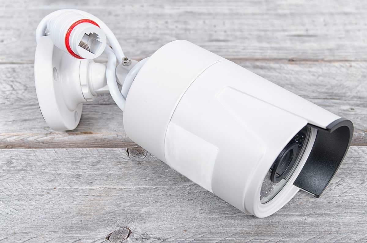 Outdoor bullet-style security camera — serving Kilgore, TX